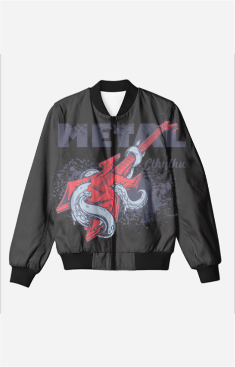 Custom All-Over Printed Unisex Bomber Jacket – Premium Fleece, Fade-Proof Design