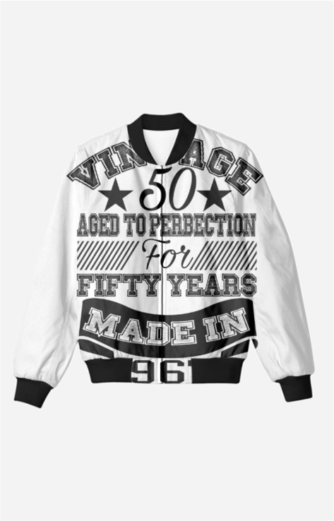 Custom All-Over Printed Unisex Bomber Jacket – Premium Fleece, Fade-Proof Design