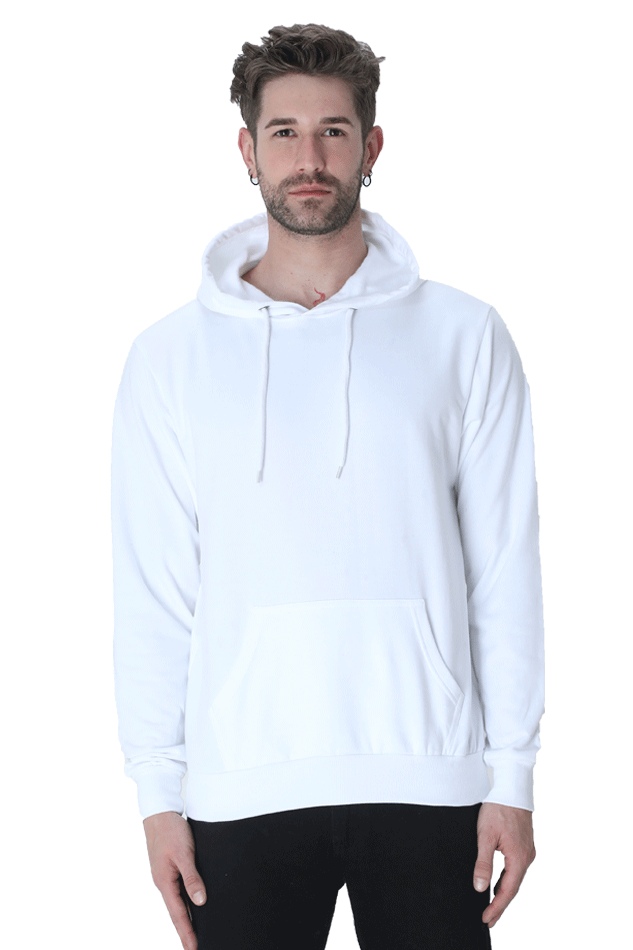 Premium Cotton Hooded Sweatshirt – Super Combed, Bio-Washed, Regular Fit