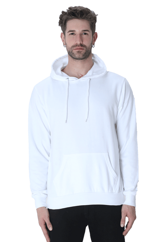 Premium Cotton Hooded Sweatshirt – Super Combed, Bio-Washed, Regular Fit