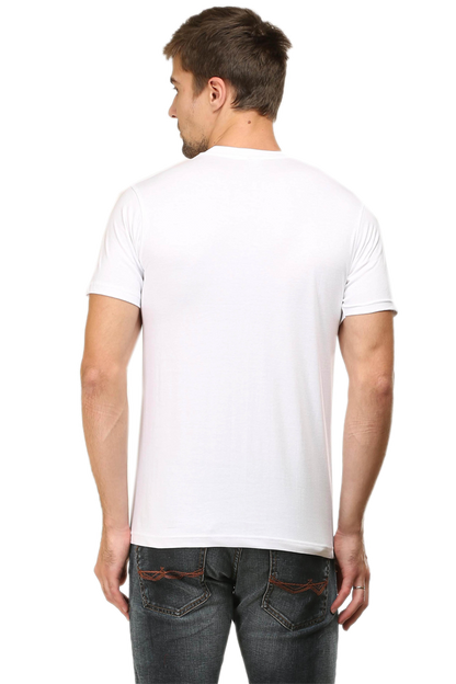 Unisex Classic T-Shirt Cotton, Super Combed & Bio-Washed Comfort White