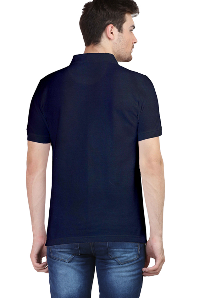 Premium Custom Polo T-Shirts Cotton, Regular Fit Half Sleeves Black