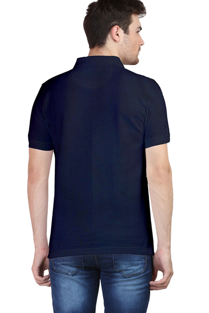 Premium Custom Polo T-Shirts Cotton, Regular Fit Half Sleeves Black