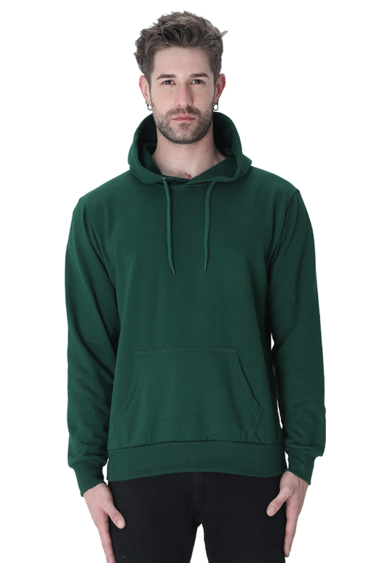 Premium Cotton Hooded Sweatshirt – Super Combed, Bio-Washed, Regular Fit